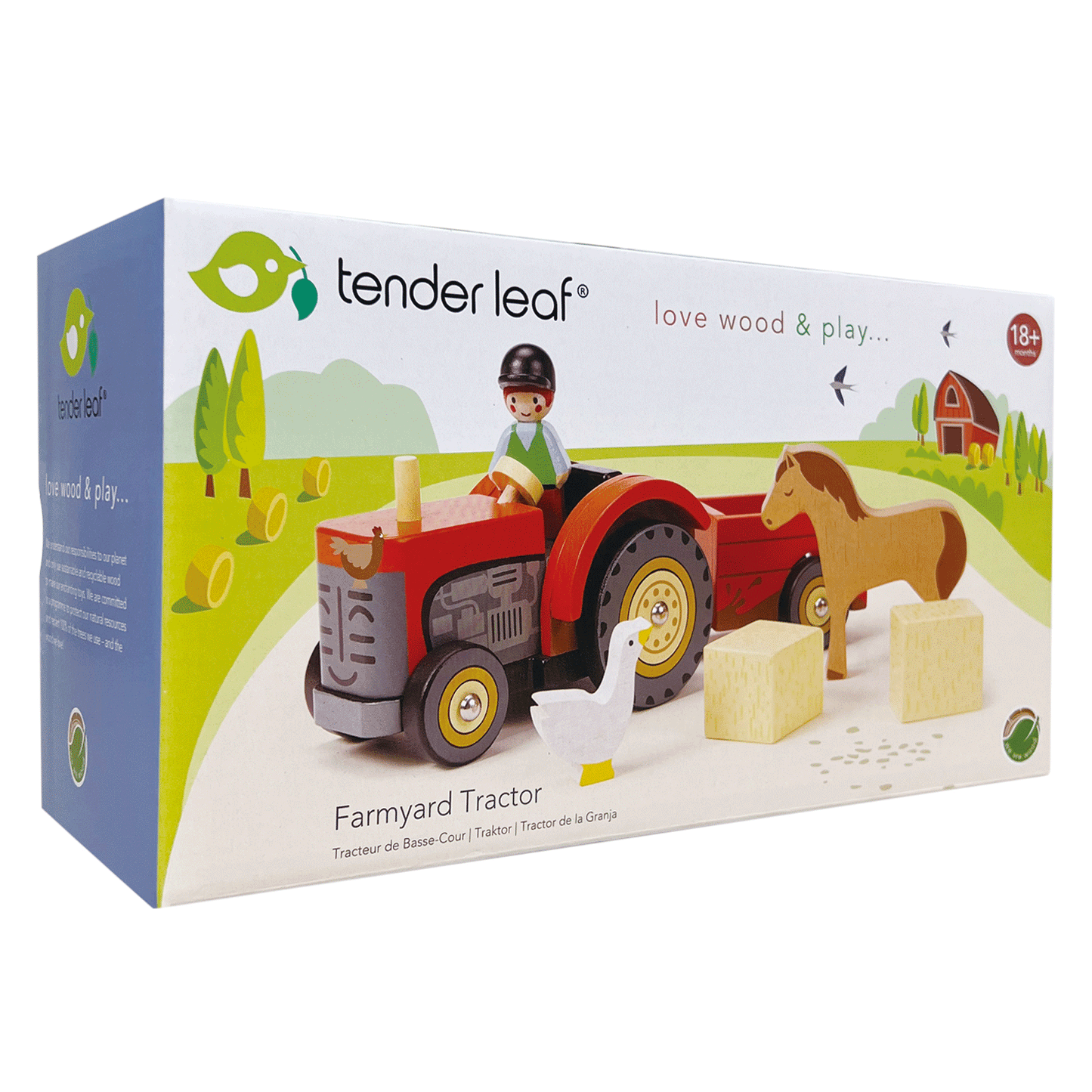 ThreadBear Tender Leaf Farmyard Tractor