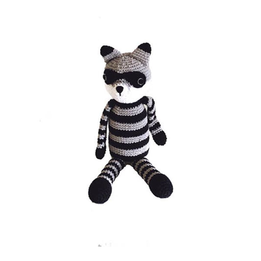 Pebblechild Toy Raccoon rattle