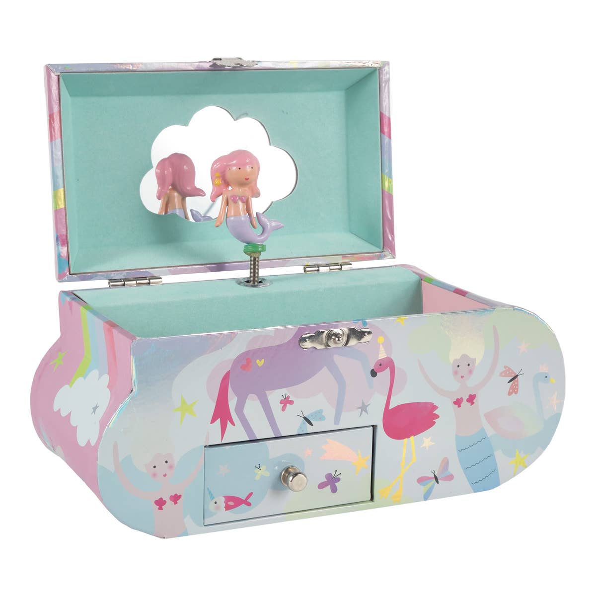 Floss and Rock Floss & Rock Musical Jewellery Box Cloud Shape - Fantasy