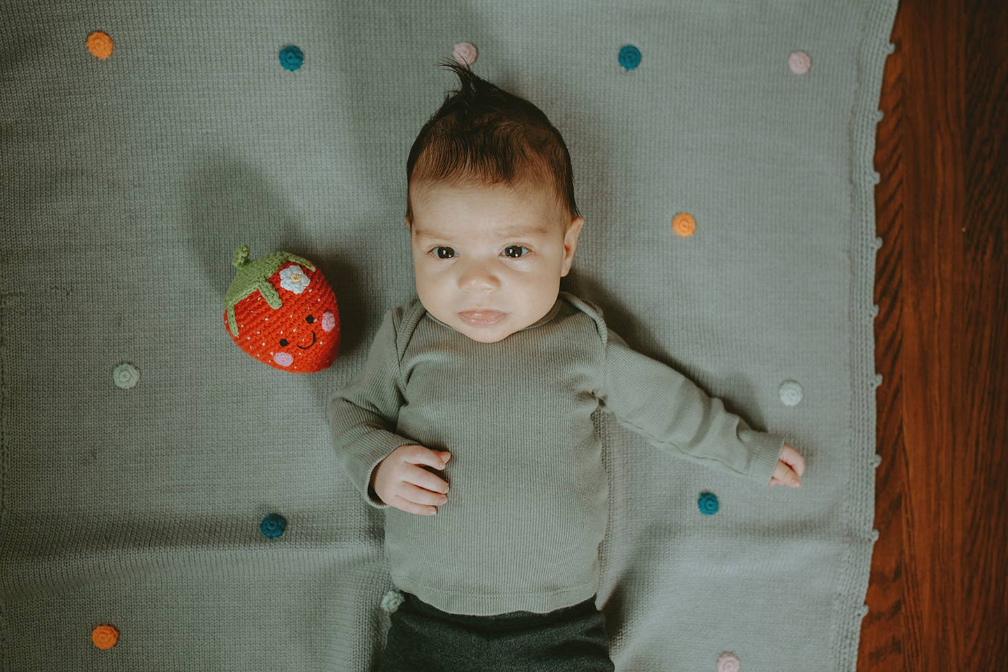 Pebblechild strawberry rattle