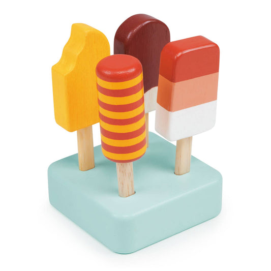 ThreadBear Tender Leaf Wooden Toy Sunny Ice Lolly Stand For Kids