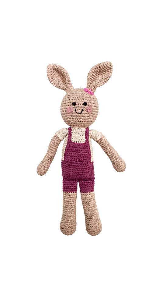 Pebblechild Baby Toy Bunny rattle