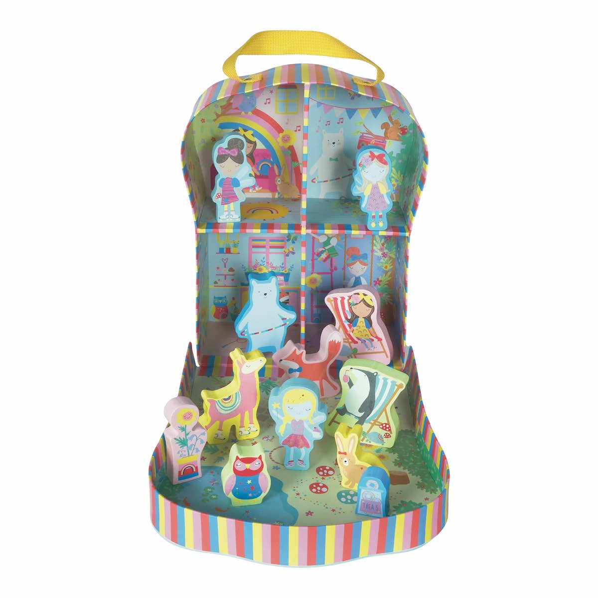 Floss and Rock Floss & Rock Play Box with Wooden Pieces - Rainbow Fairy