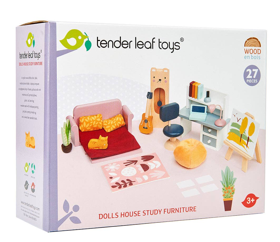 ThreadBear Tender Leaf Dolls House Study Furniture