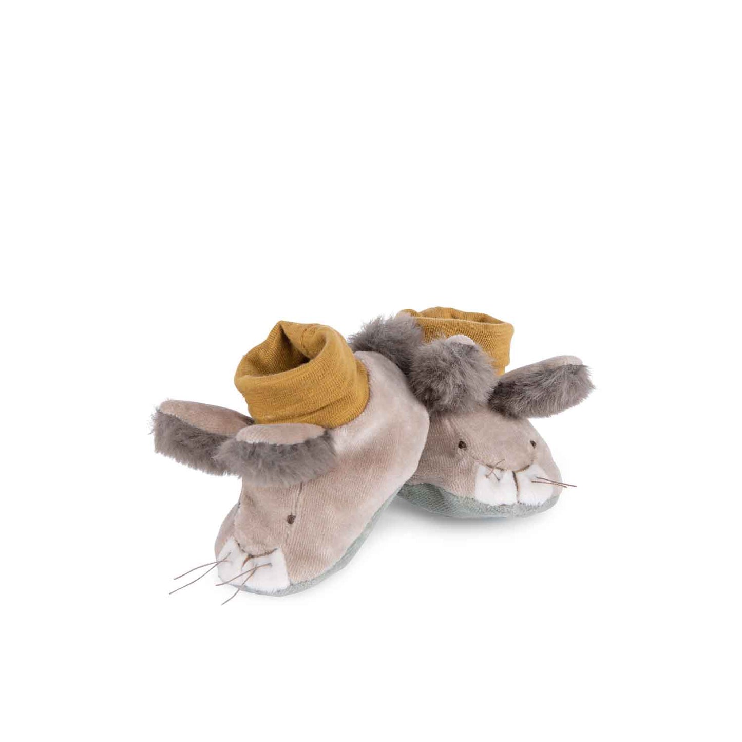 Moulin Roty Rabbit Baby Slippers