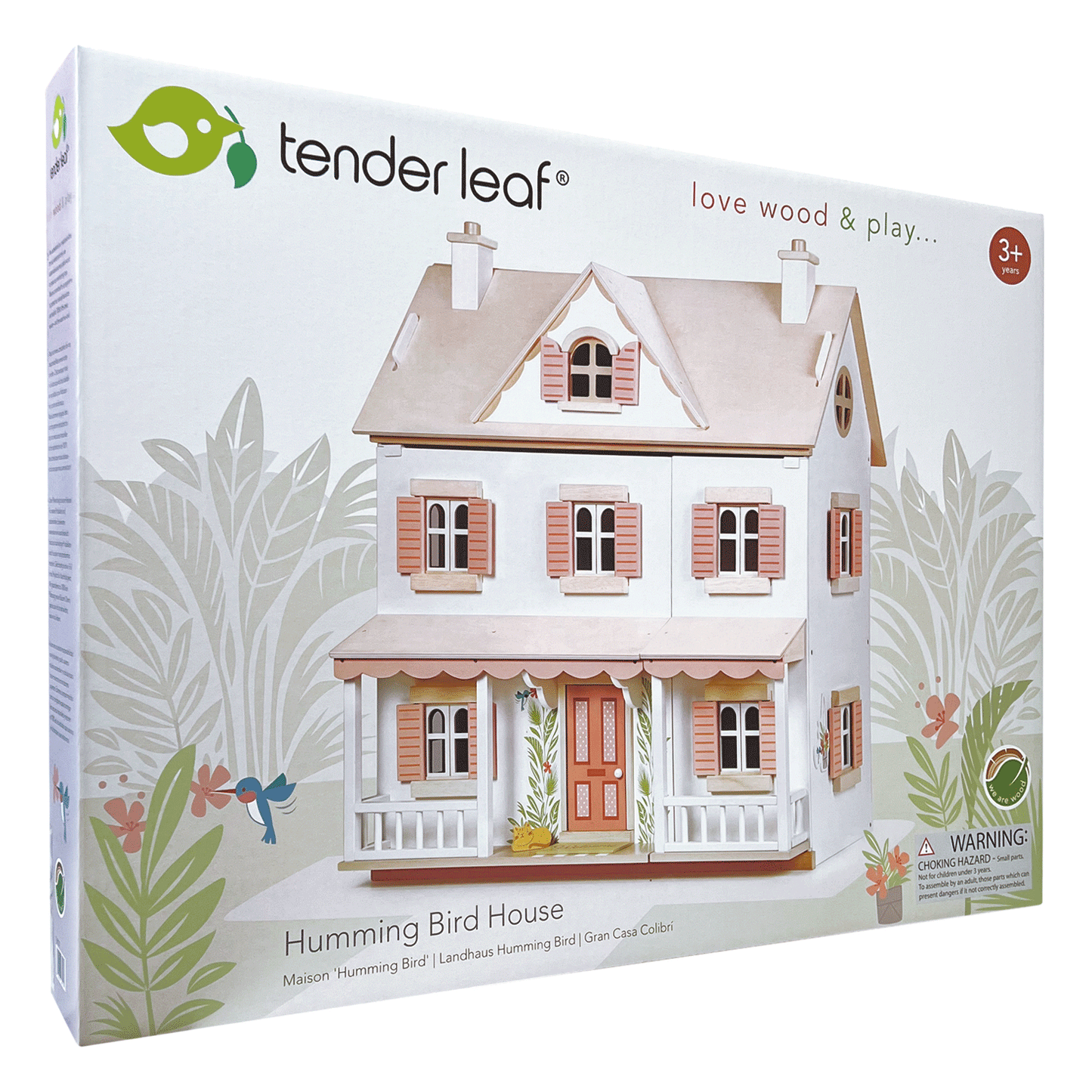 ThreadBear Tender Leaf Hummingbird House