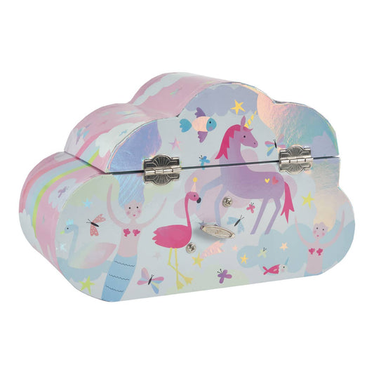 Floss and Rock Floss & Rock Musical Jewellery Box Cloud Shape - Fantasy