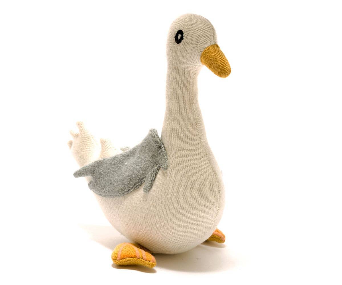 Best Years Knitted Organic Cotton Seagull Plush Toy