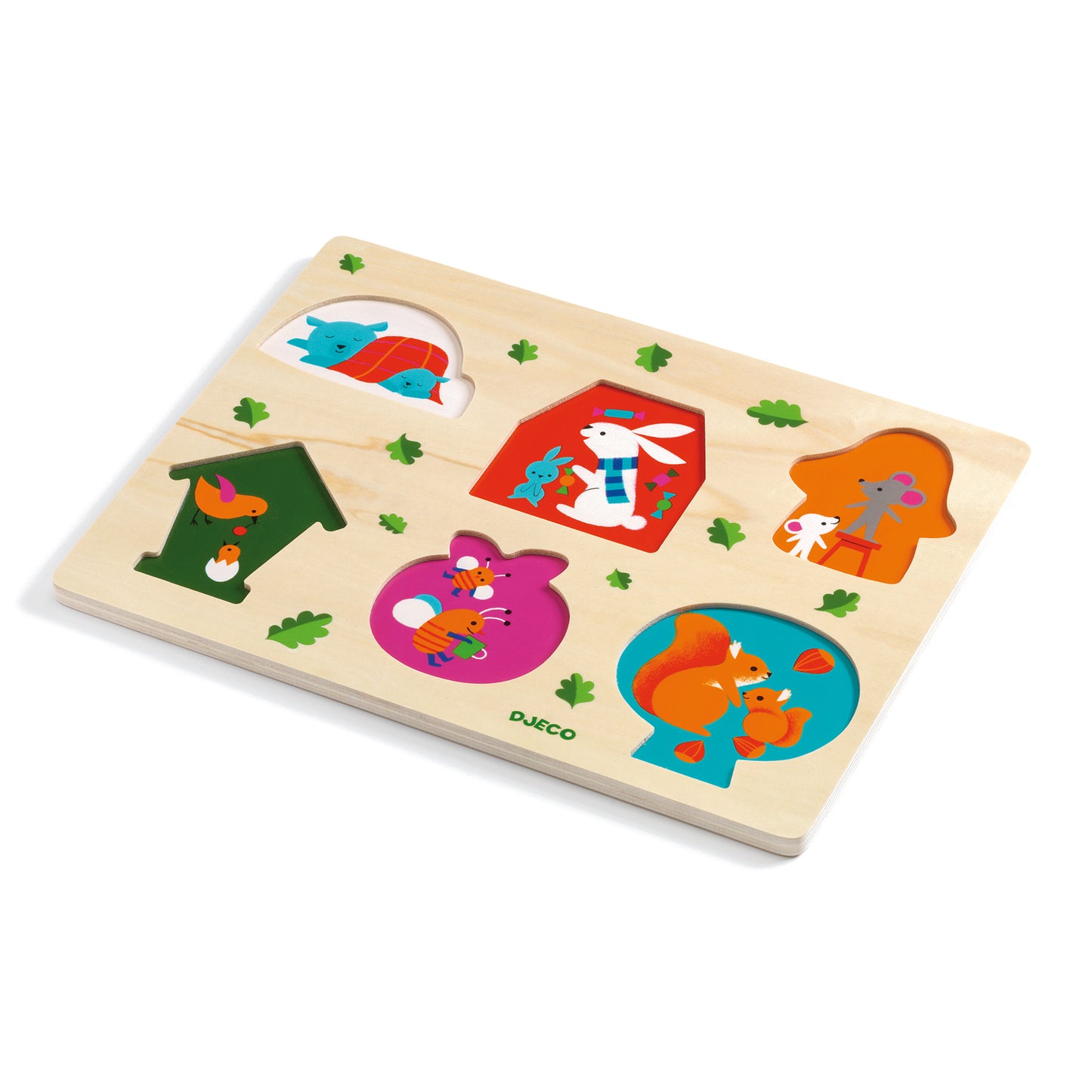 Djeco Wooden Coucou-house Puzzle