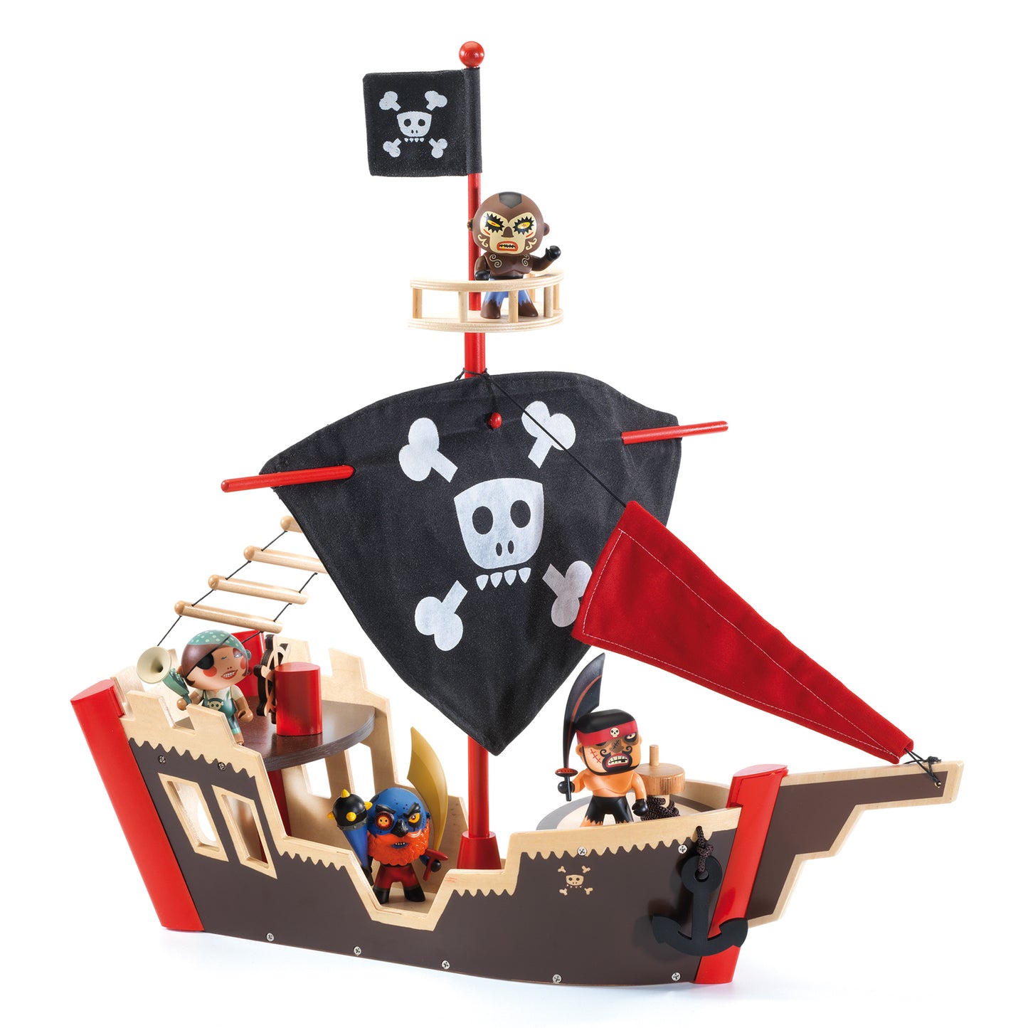 Djeco Arty Toys Ze Pirate Boat