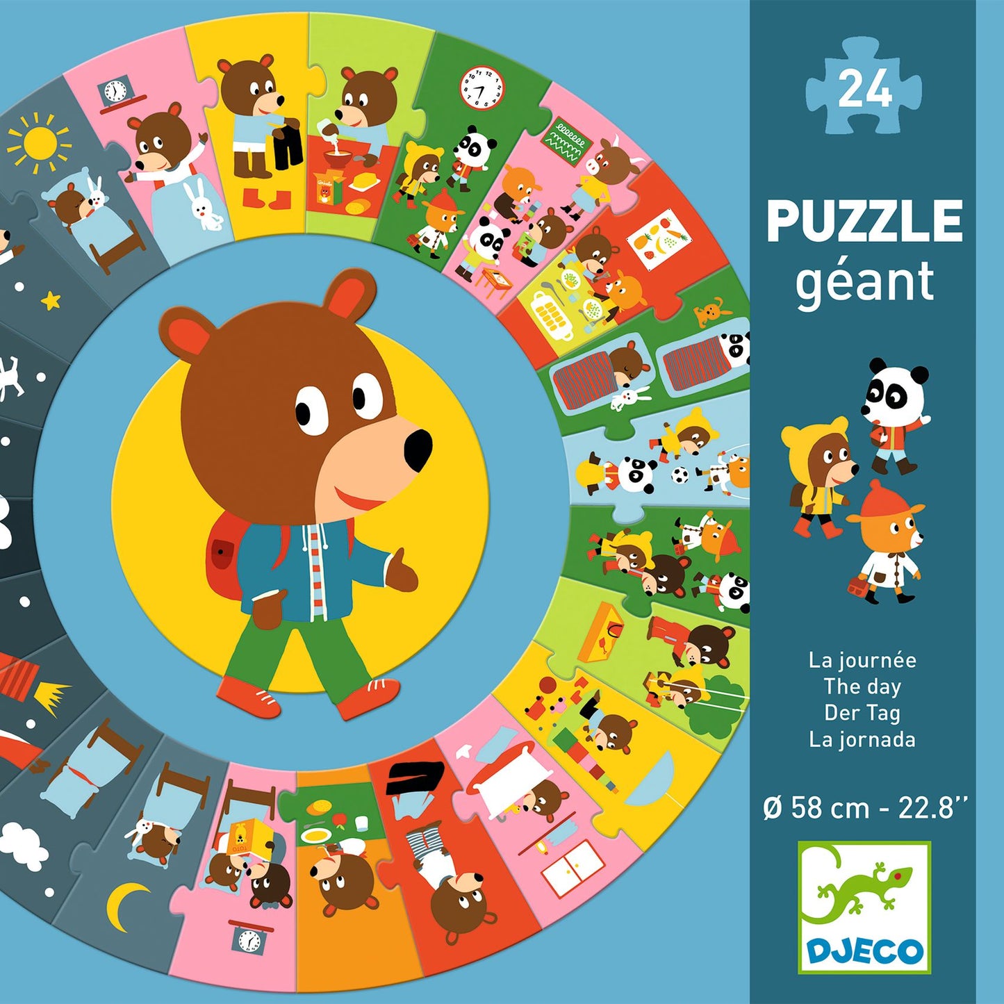 Djeco The Day giant puzzle