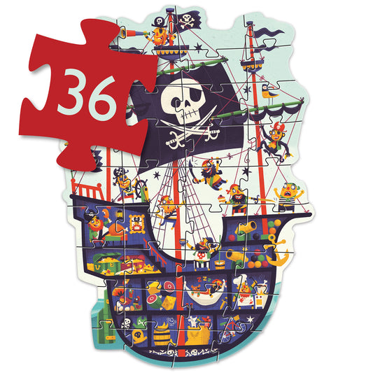 Djeco The Pirate Ship puzzle 36 piece