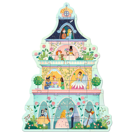 Djeco The Princess Tower puzzle 36 piece