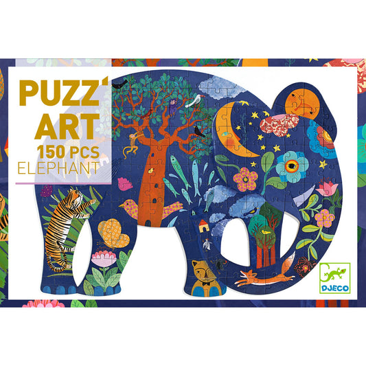 Djeco Puzz' Art Elephant puzzle 150 pieces