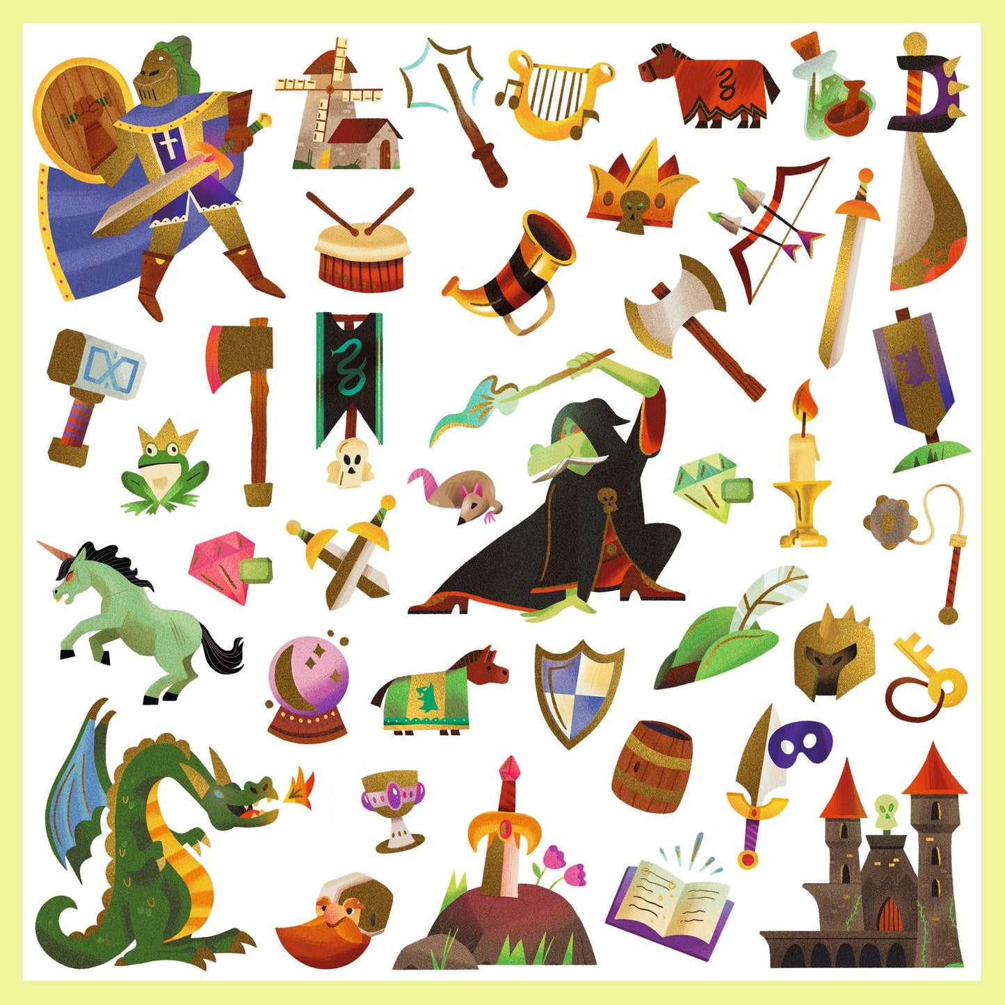 Djeco Medieval Stickers