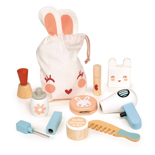 ThreadBear Wooden Toy Bunny Make Up Set For Kids