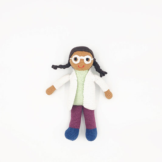 Pebblechild large doll-scientist