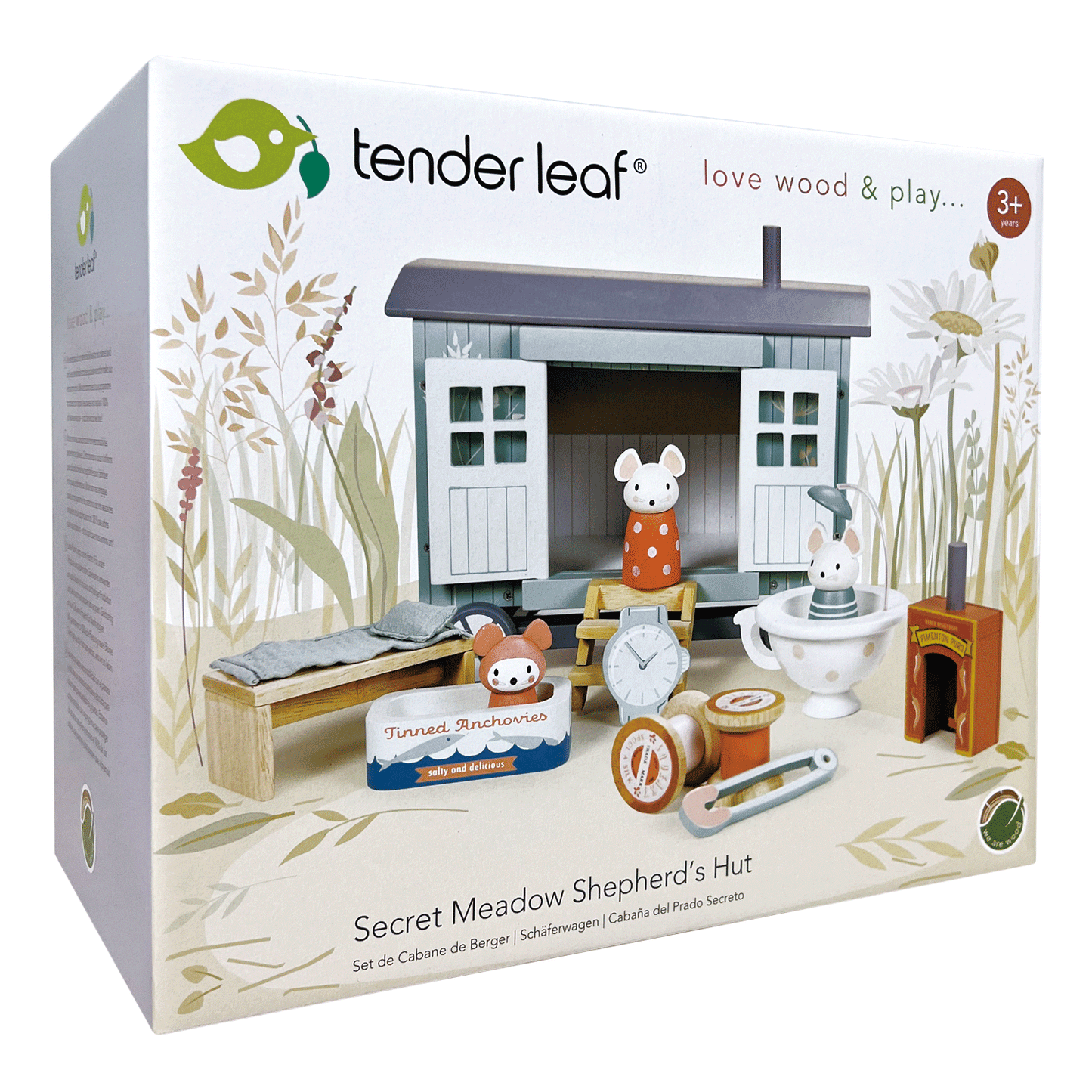 ThreadBear Tender Leaf Secret Meadow Shepherds Hut