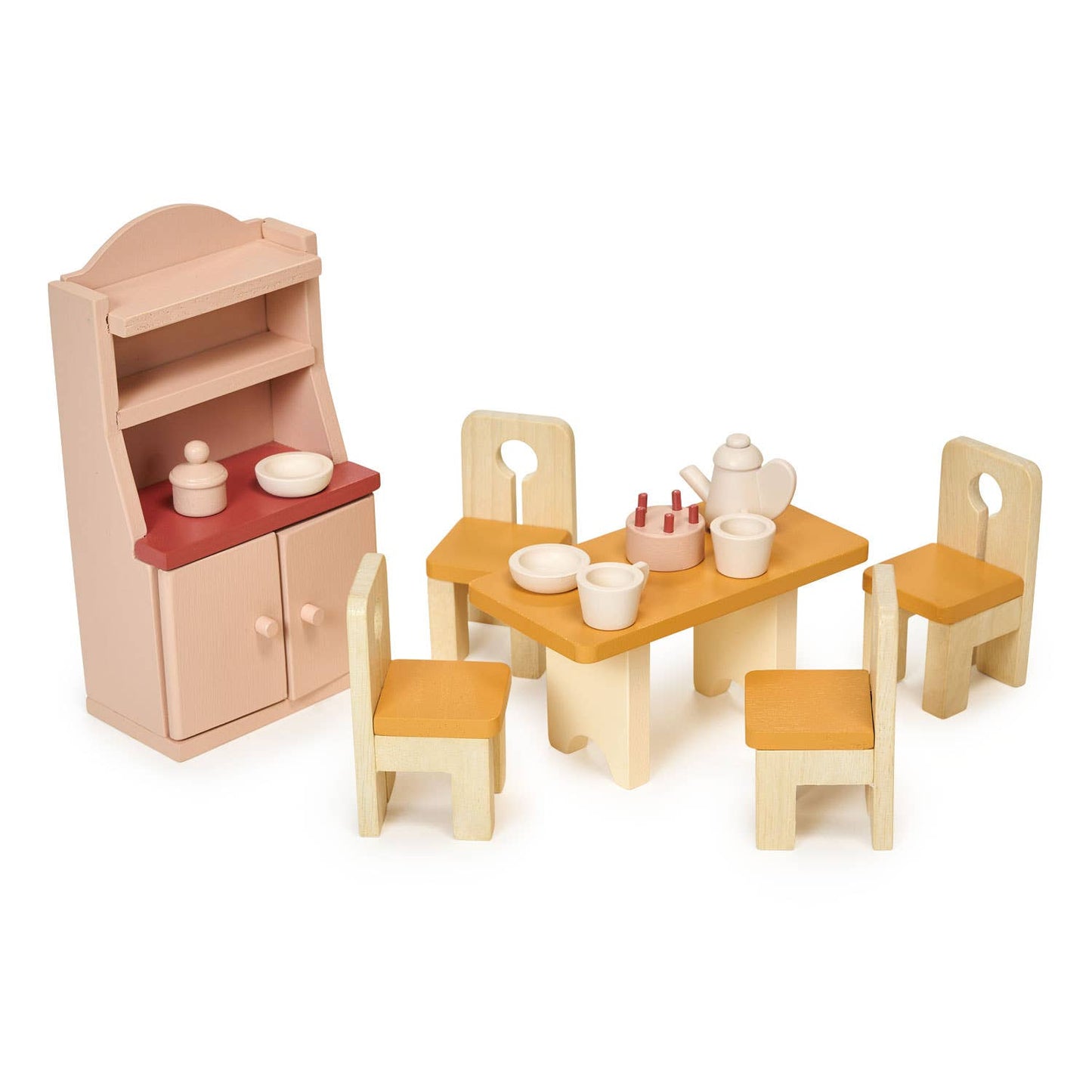 ThreadBear Tender Leaf Wooden Toy Dining room For Kids