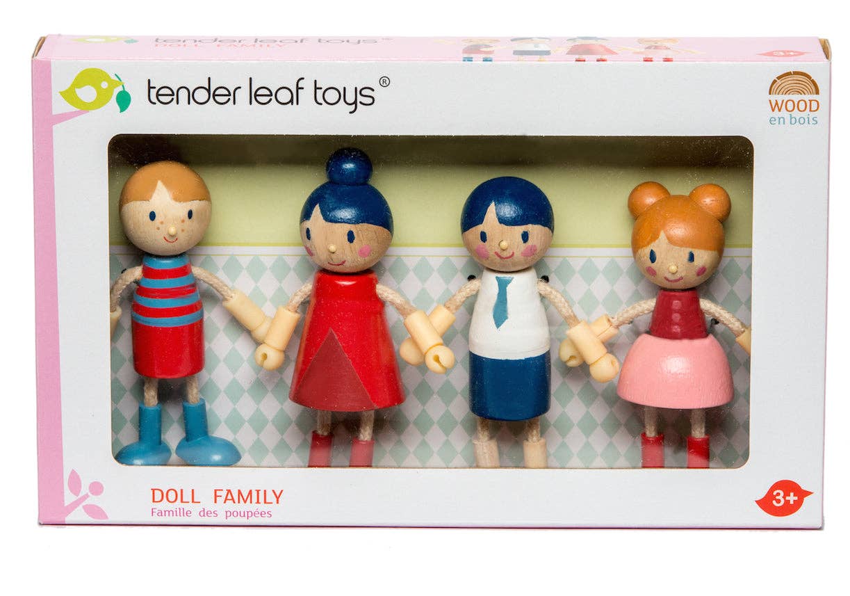 ThreadBear Tender Leaf Doll Family