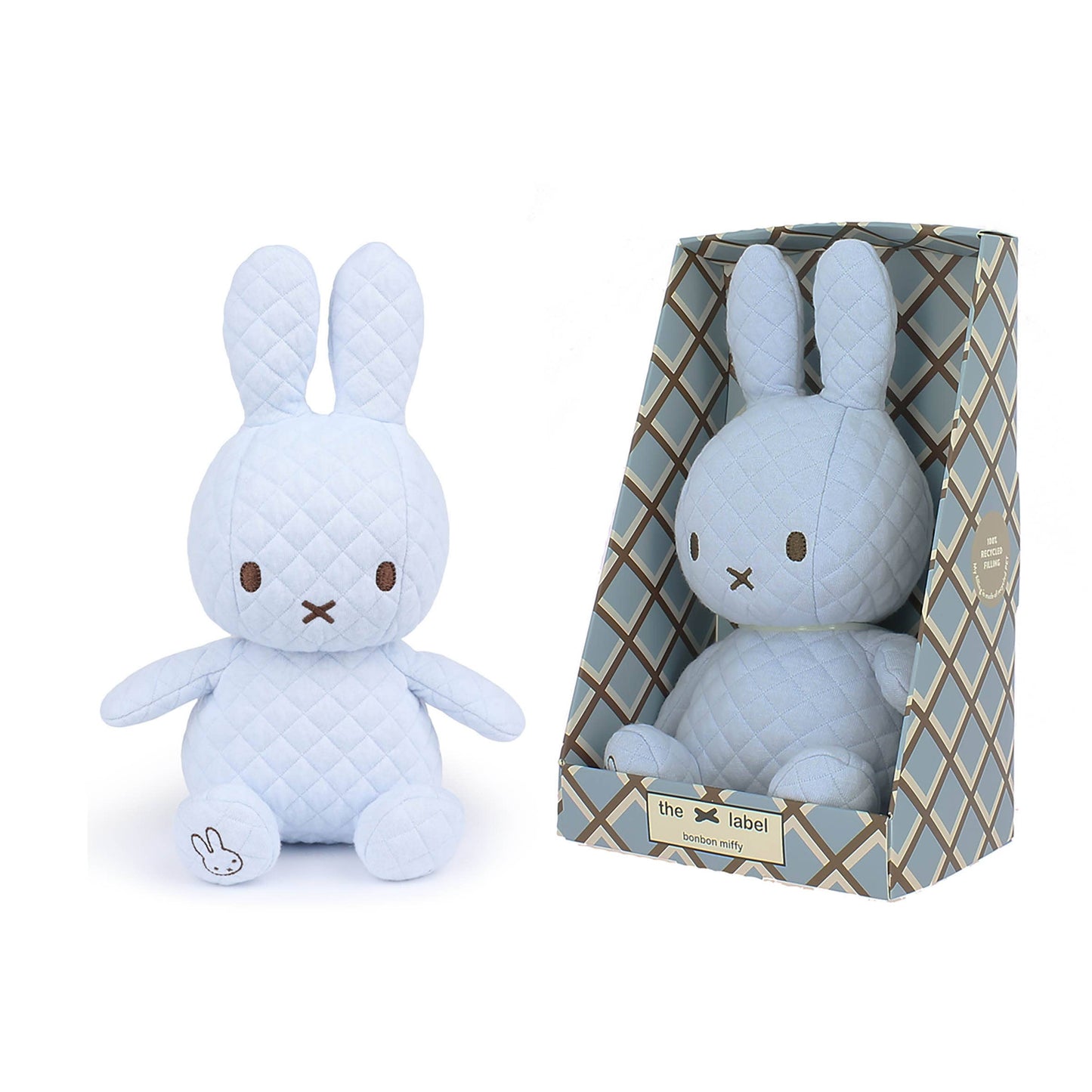 Miffy Quilted BonBon Blue in Giftbox