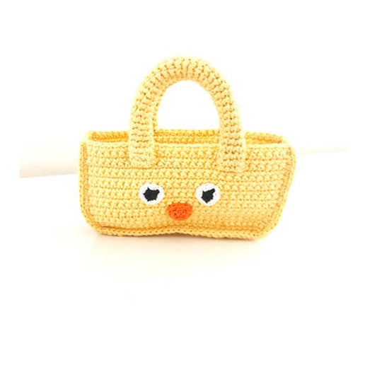 Pebblechild Baby Chick basket yellow